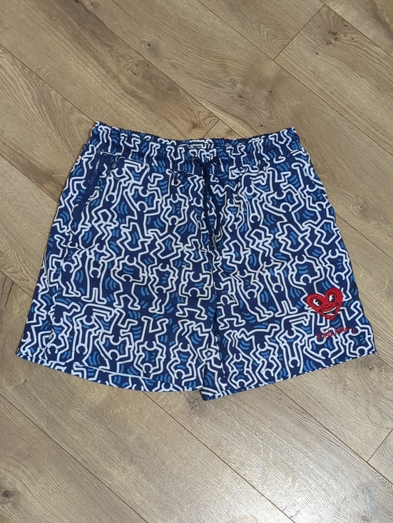 keith haring Other - Keith Haring X Palace Shoe Blue White Men's Shorts Pop Art NYC Graffiti Size M